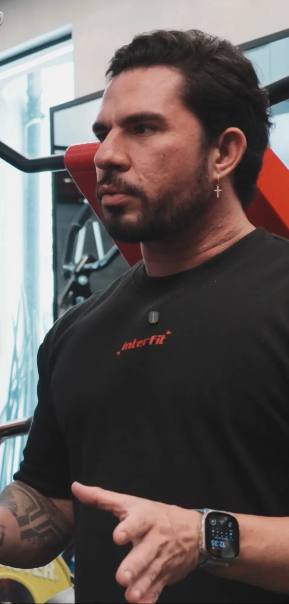 Estevam Neto treinando na Interfit